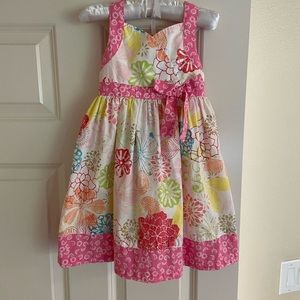 Girl’s Flower Print Dress- Size 5